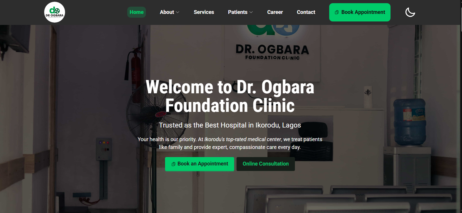 Dr Ogbara Foundation Clinic Website